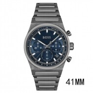 HUGO BOSS 칸도르 크로노그래프 브레이슬릿 시계 41mm 1514223 BLUE 남성