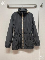 버버리 BURBERRY 레트로 체크 패턴 패치워크 양면 여성 자켓