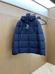 프라다 PRADA 야상 워머 심플 남녀 후드 다운 점퍼