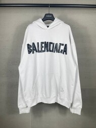 발렌시아가 BALENCIAGA 로고 트렌드 빈티지 캐주얼 커플 후드