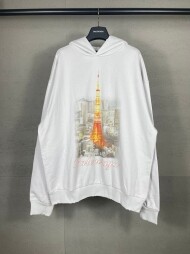 발렌시아가 BALENCIAGA 로고 트렌드 빈티지 캐주얼 커플 후드