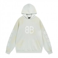 발렌시아가 BALENCIAGA 로고 트렌드 빈티지 캐주얼 커플 후드