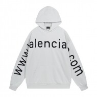 발렌시아가 BALENCIAGA 로고 트렌드 빈티지 캐주얼 커플 후드