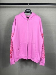 발렌시아가 BALENCIAGA 트렌드 패턴 디자인 빈티지 후드 야상 남녀 공용