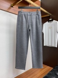 프라다 PRADA 신상 스트레이트 트레이닝 캐주얼 남성 바지