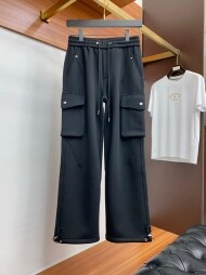 프라다 PRADA 신상 스트레이트 트레이닝 캐주얼 남성 바지