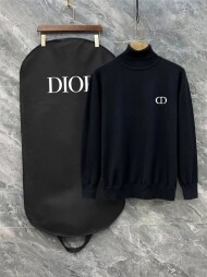 디올 DIOR 편하고 부드러우며 심플한 남녀 폴라 니트