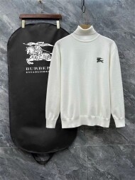 버버리 Burberry 편하고 부드러우며 심플한 남녀 폴라 니트