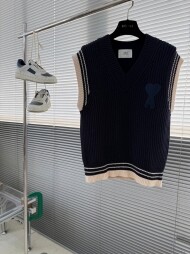 아미리 AMIRI 와이드 브이넥 남녀 베스트 니트