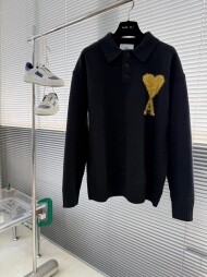 아미리 AMIRI 클래식 루즈핏 남녀 폴로 니트