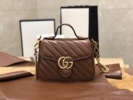 구찌 GG마몬트 탑 핸들백 미니 583571