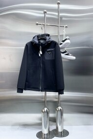 프라다 PRADA 캐주얼 심플 클래식 남성 후드 점퍼