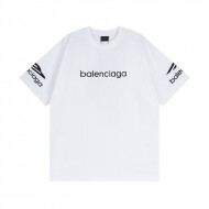 발렌시아가 BALENCIAGA 모던 클래식 패턴 캐주얼 커플 반팔 티