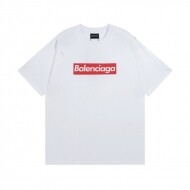 발렌시아가 BALENCIAGA 모던 클래식 패턴 캐주얼 커플 반팔 티