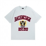 발렌시아가 BALENCIAGA 모던 클래식 패턴 캐주얼 커플 반팔 티