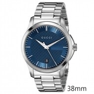 구찌 YA126421 G-Timeless Beige Leather Unisex