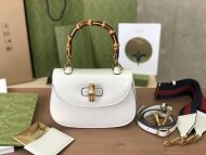 구찌 뱀부 1947 탑 핸들백 스몰 675797