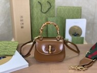 구찌 뱀부 1947 탑 핸들백 스몰 675797