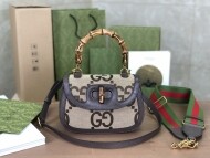 구찌 뱀부 1947 탑 핸들백 스몰 675797