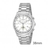 구찌 G 타임리스 오토매틱 블랙다이얼 검판 여성 시계 YA126469