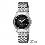 구찌 여성 손목시계 G타임리스 블랙 27MM 스위스 YA1265006