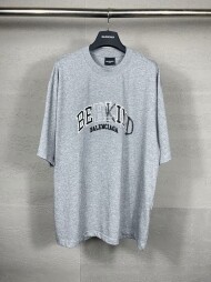 발렌시아가 BALENCIAGA 로고 트렌드 디자인 캐주얼  반팔 티 남녀 공용