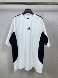 발렌시아가 BALENCIAGA 로고 트렌드 디자인 캐주얼  반팔 티 남녀 공용