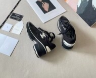 샤넬 믹스드파이버 스니커즈 카프스킨