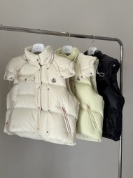 몽클레르 MONCLER 소매 없는 다운 자켓 여성용 아우터 충전재: 오리털