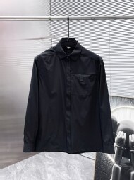 로에베 LOEWE 로고 모던 디자인 캐주얼 긴팔 셔츠