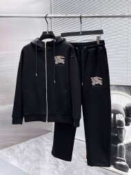 버버리 BURBERRY 클래식 로고 트레이닝 긴팔 팬츠 세트