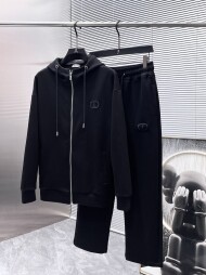 디올 DIOR 클래식 로고 트레이닝 긴팔 팬츠 세트