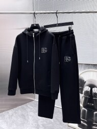 돌체앤가바나 Dolce & Gabbana 클래식 로고 트레이닝 긴팔 팬츠 세트