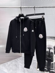 몽클레르 MONCLER 클래식 로고 트레이닝 긴팔 팬츠 세트