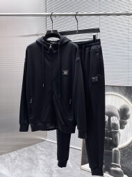 돌체앤가바나 Dolce & Gabbana 클래식 로고 트레이닝 긴팔 팬츠 세트