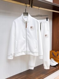 로에베 LOEWE 클래식 패턴 트렌드 하이넥 캐주얼 트레이닝 세트