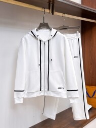 구찌 GUCCI 클래식 패턴 트렌드 하이넥 캐주얼 트레이닝 세트