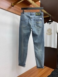 펜디 FENDI 클래식 로고 빈티지 캐주얼 데님 팬츠