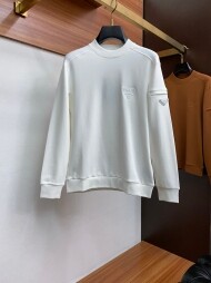 프라다 PRADA 로고 패션 클래식 캐주얼 크루넥 스웨트셔츠