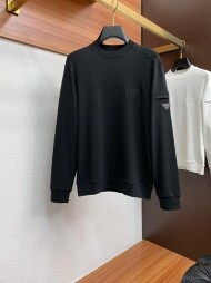 프라다 PRADA 로고 패션 클래식 캐주얼 크루넥 스웨트셔츠