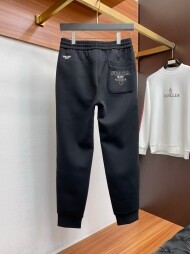 프라다 PRADA 모던 클래식 로고 캐주얼 팬츠