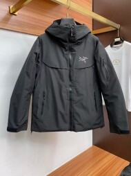 아크테릭스 ARC TERYX 클래식 로고 캐주얼 후드 패딩 바람막이 코트