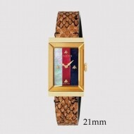 구찌 YA147402 21*34MM G-프레임 여성용 명품시계