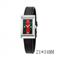 구찌 G 34.5MM Watch YA147403 시계 프레임 진주 문자판 스테인레스 스틸