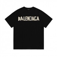 발렌시아가 BALENCIAGA 트렌드 레터링 루즈핏 남녀 라운드 반팔 티