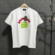 발렌시아가 BALENCIAGA 트렌드 레터링 루즈핏 남녀 라운드 반팔 티