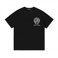 크롬하츠 Chrome Hearts 클래식 프린트 캐주얼 컴포트 남녀 라운드 반팔 티