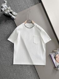 크롬하츠 Chrome Hearts 데일리 캐주얼 포켓 남녀 라운드 반팔 티