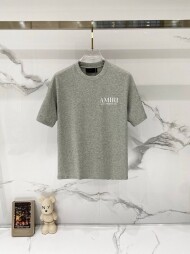 아미리 AMIRI 로고 패턴 모던 캐주얼 반팔 티
