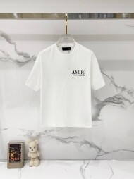 아미리 AMIRI 로고 패턴 모던 캐주얼 반팔 티
